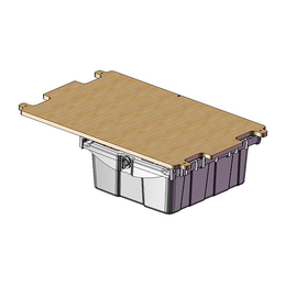 TTS Set mit Ablage I 22l Green Hotel Schublade I R070442