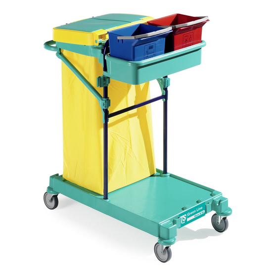 TTS Green 5 I blaur Holm I Reinigungs-Systemwagen I 0B003005