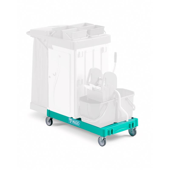 TTS Magic groes Grundgestell I grn I  125 mm I Feststellbremse I T09070413