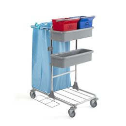 TTS Tecno 10 I verchromt I Profi Putzwagen I 00002010