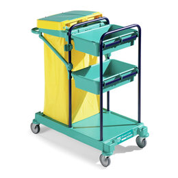 TTS Green 100 I blaur Holm I Profi Putzwagen I 0B003100