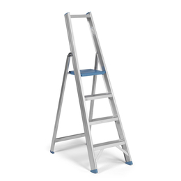 TTS Alu-Leiter I 4 Trittstufen I Tragkraft 150 kg I 00008771