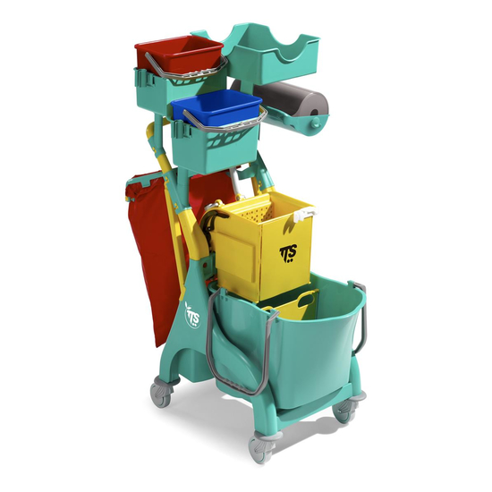 TTS 28l Nick Plus 220 I grner 28l Eimer mit zwei Tragegriffen I 0P036559