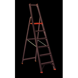 TTS Alu-Leiter I 6 Trittstufen I Tragkraft 150 kg I 00008772