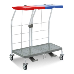 TTS Dust 4163 I Pedal I rot/blau Deckel I 2 x 70l...