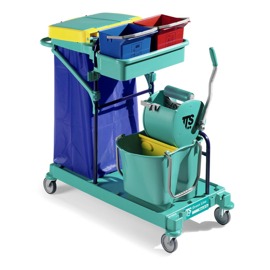 TTS Green 410 I Holm blau I Geb�udereiniger Reinigungswagen I 0B063410