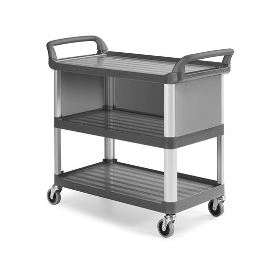 TTS Shelf B3700 I grau I 3 Ablagen I Wand I Transportwagen I  100 mm I 0F0B3700E