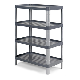 TTS Shelf 3804E I grau I Transportwagen I  100 mm kleine...