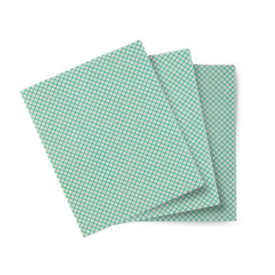 TTS Basic-T Tuch I wei/grn I 40x50 cm I TCH603049