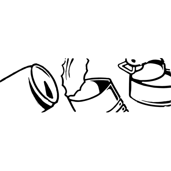 TTS Etiketten getrennte Mllsammlung I wei/grau I 00005162