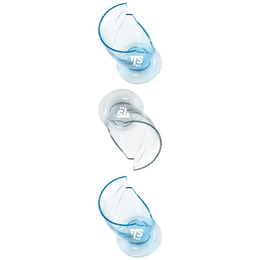 TTS Set mit 3 Selbstklebendenetiketten getrennte...