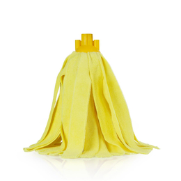 TTS Nasswischmopp aus Mikrofaser mit Gewinde I gelb I...