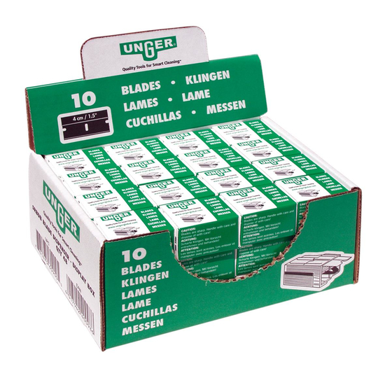 Unger Ersatzklingen, 4cm (480er) Display Box - SRBDB