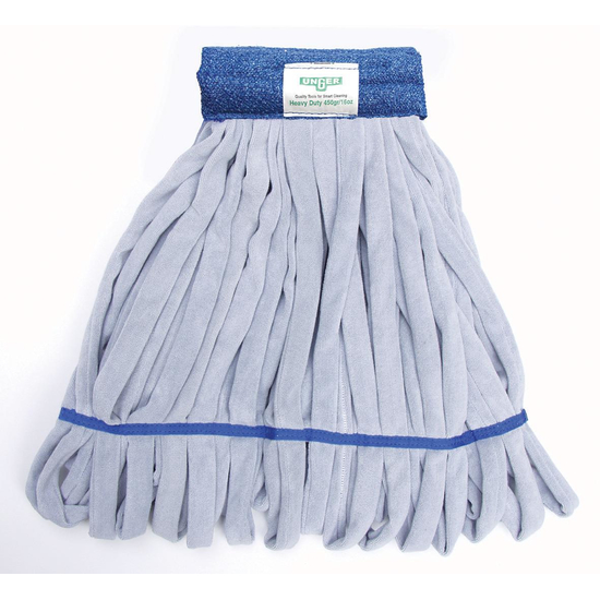 Unger SmartColor Mikrofaser-Fransenmop, mittlere Verschmutzung 450g, blau - ST45B