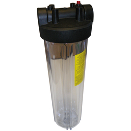 Unger Harzfilter-Gehuse transparent, ohne Bohrung - 17195