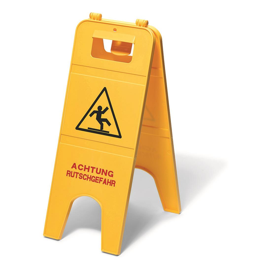 Warnschild Rutschgefahr, stabile Ausf�hrung