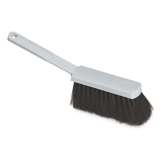 Stubenhandfeger, Naturhaar, granit, 30 cm