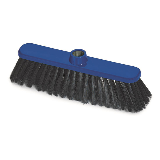 Stubenbesen, Synthetikborste, farbig sortiert, 28 cm