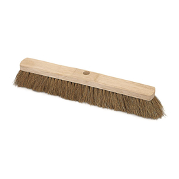 Saalbesen, Natur-Kokos, Sattelholz mit Stielloch, 60 cm