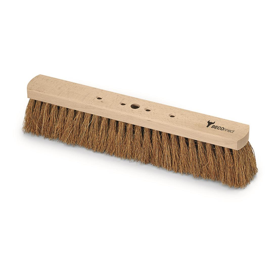 BECOnnect Saalbesen, Natur-Kokos, 80 cm