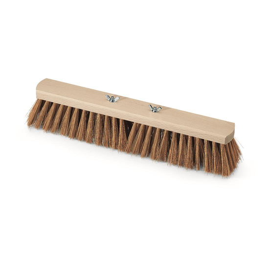Saalbesen, Poly-Kokos, mit Fl�gelschrauben, 40 cm