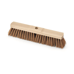 Saalbesen, Poly-Kokos, Sattelholz mit Stielloch, 60 cm