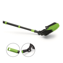 Dreiecksbesen mit Teleskopstiel