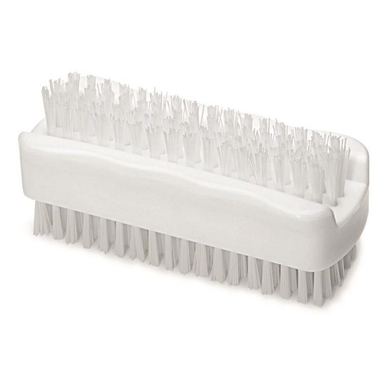 Handwaschbrste doppelseitig voll besteckt PP-wei