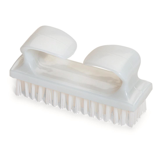 Handwaschb�rste mit B�gel Nylon-wei�