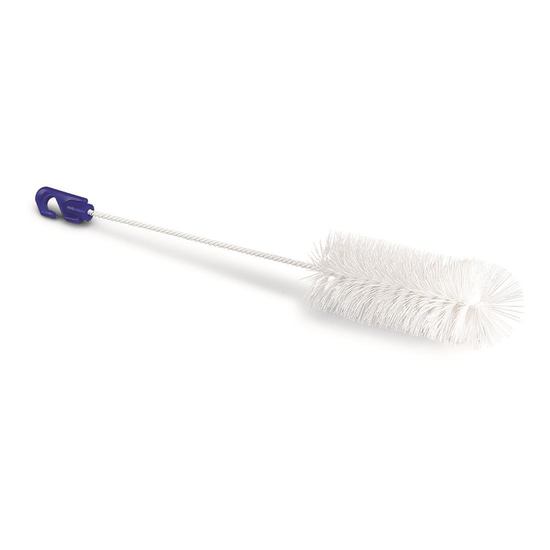 Flaschenb�rste Nylon, Draht ummantel, 1/2 L