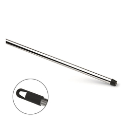 Metallstiel 130 cm, verchromt, mit Gewinde