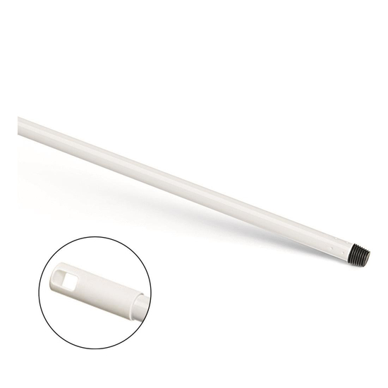 Metallstiel extra stark 140 cm mit Gewinde