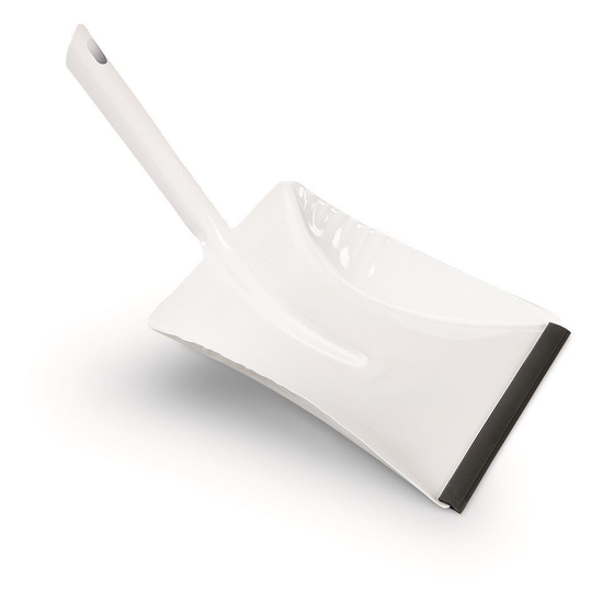 Metallkehrschaufel pulverbeschichtet mit Lippe