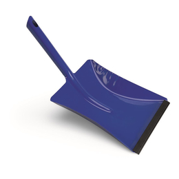 Metallkehrschaufel pulverbeschichtet mit Lippe