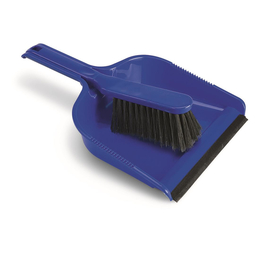 Kehrgarnitur Spezial mit Gummilippe, blau