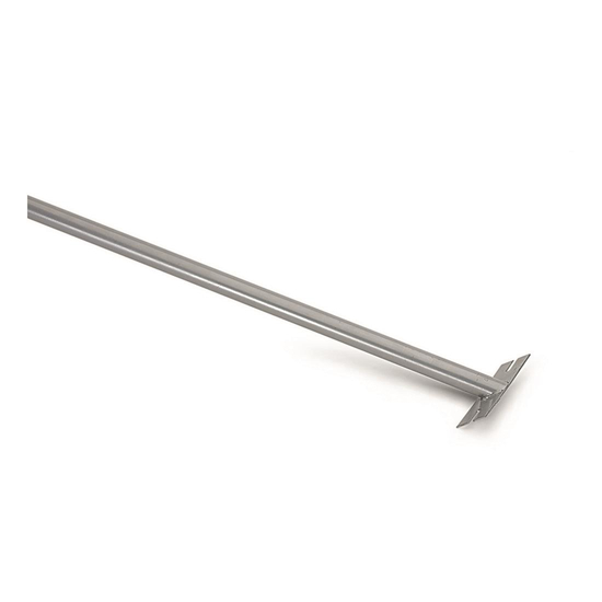 Metallstiel mit angeschwei�tem Stielhalter geschlitzt 150 cm