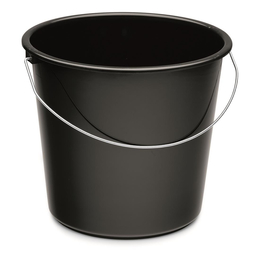 Haushaltseimer 10 Liter schwarz