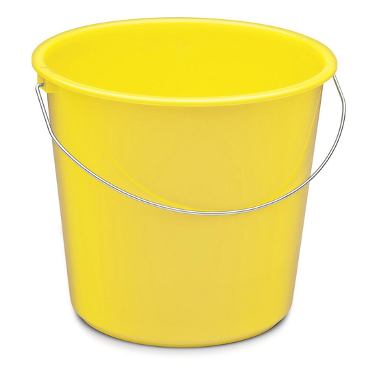 Haushaltseimer 10 Liter gelb