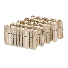 W�scheklammern Holz, 50 St�ck