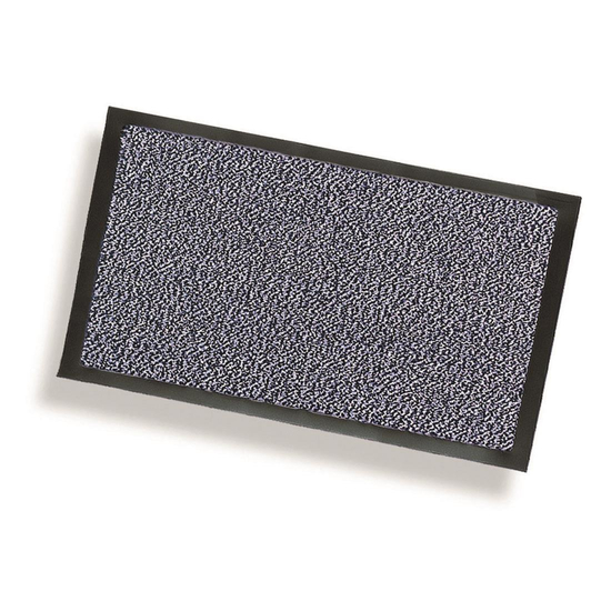 Schmutzfangmatte blau meliert 90 x 60 cm