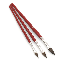 Ausbesserungspinsel feine Naturhaarmischung 3-tlg. Set