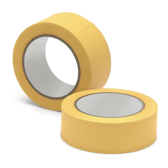 Putzerband gelb 50 mm x 33 m, Weich-PVC