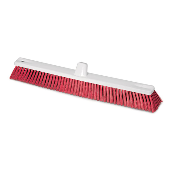 HACCP Grossfl�chenbesen rot 60 cm Borste 0,50 mm