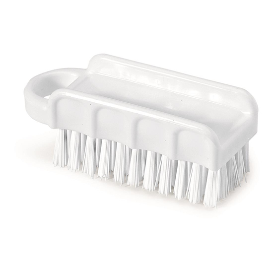 HACCP Nagelb�rste wei� 15,5 cm  Borste 0,5 mm