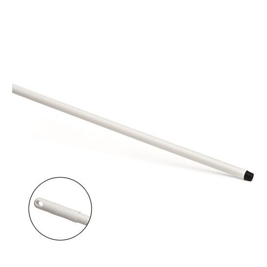 HACCP Glasfaser-Stiel wei 150 cm