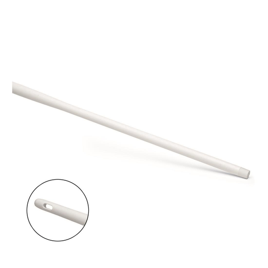 HACCP Ergo-Stiel Kunststoff wei� 145 cm