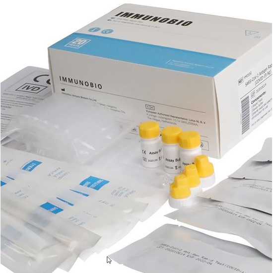 20 Schnelltest IMMUNOBIO SARS-CoV-2 Antigen Rapid