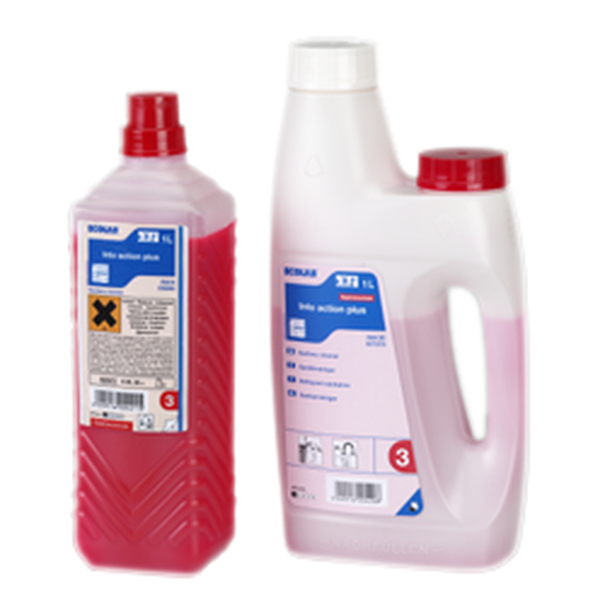 Into action plus Sanitrreiniger Nachfllung Packung 1l ECOLAB