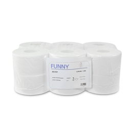 Katiclean 12 Rollen Toilettenpapier 2-lagig, ø19 cm,...