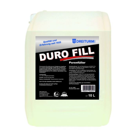 Dreiturm Duro Fill 10l Porenfller - 4605